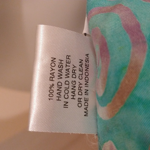 Very Vineyard jade and purple jacket style blouse Sz L - Picture 7 of 7